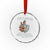 Anti Cancer Skeleton Middle Finger Crystal Glass Ornament Floral Fck Cancer - Wonder Print Shop