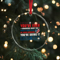 Anti Fascist Crystal Glass Ornament Political Activism Human Rights