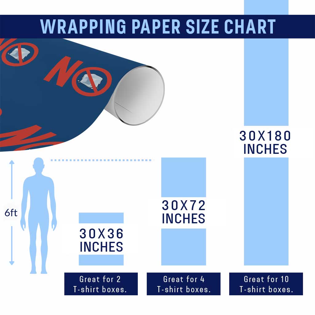 Anti ICE Wrapping Paper Roll No ICE Protest Symbol Anti Immigration Enforcement