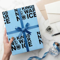 Anti Monarchy Political Wrapping Paper Roll No Kings No Wars No Ice