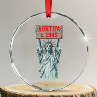 Antifa Fascism Crystal Glass Ornament Statue of Liberty Anti Fascism Patriotic - Wonder Print Shop