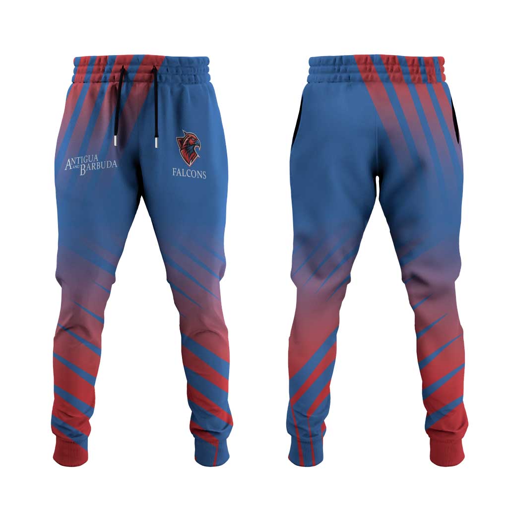 Antigua and Barbuda Cricket Jogger Pants Falcons Unstoppable - Wonder Print Shop