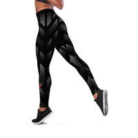 Antigua and Barbuda Cricket Leggings Falcons Flying High LT01