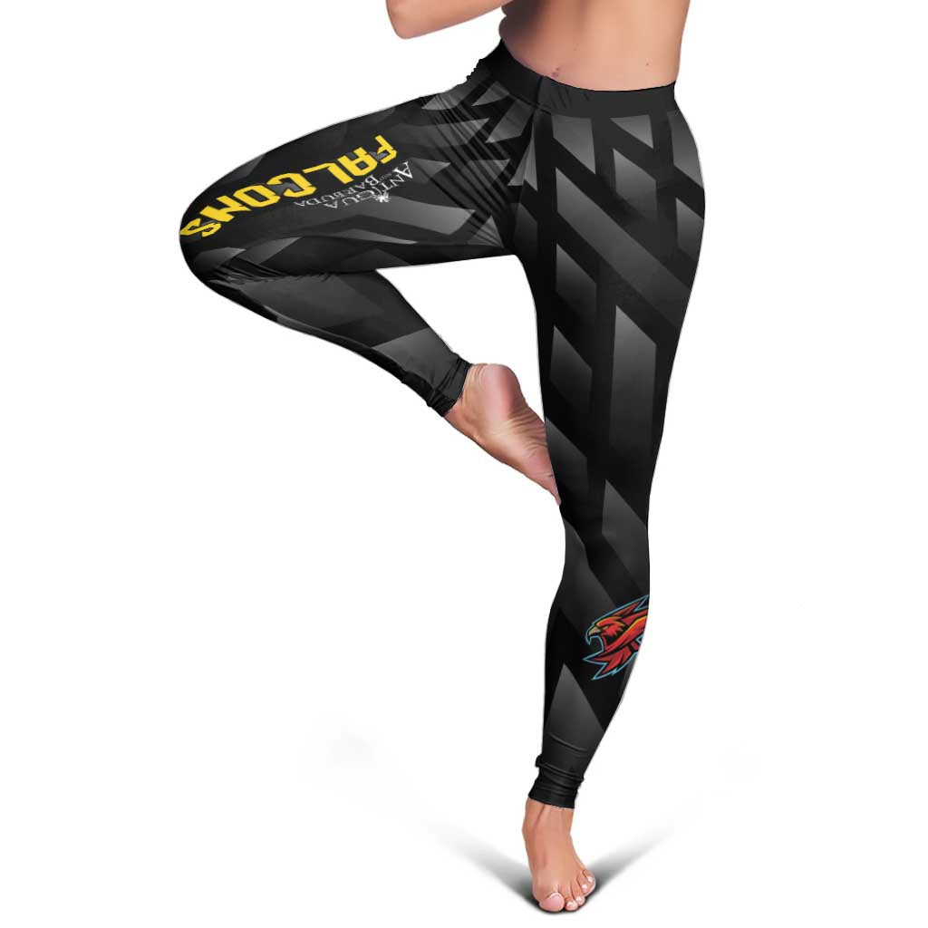 Antigua and Barbuda Cricket Leggings Falcons Flying High LT01