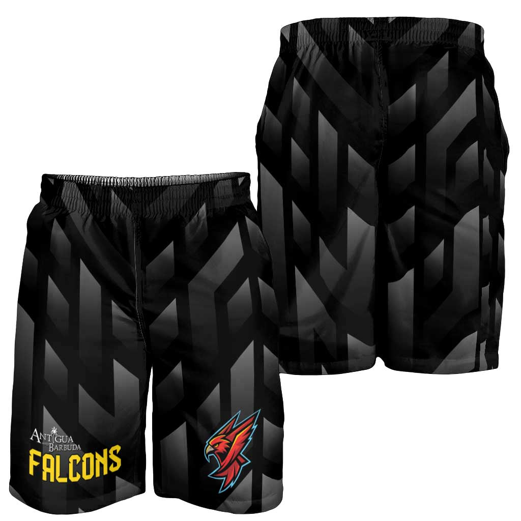 Antigua and Barbuda Cricket Shorts for Men Falcons Flying High - Wonder Print Shop