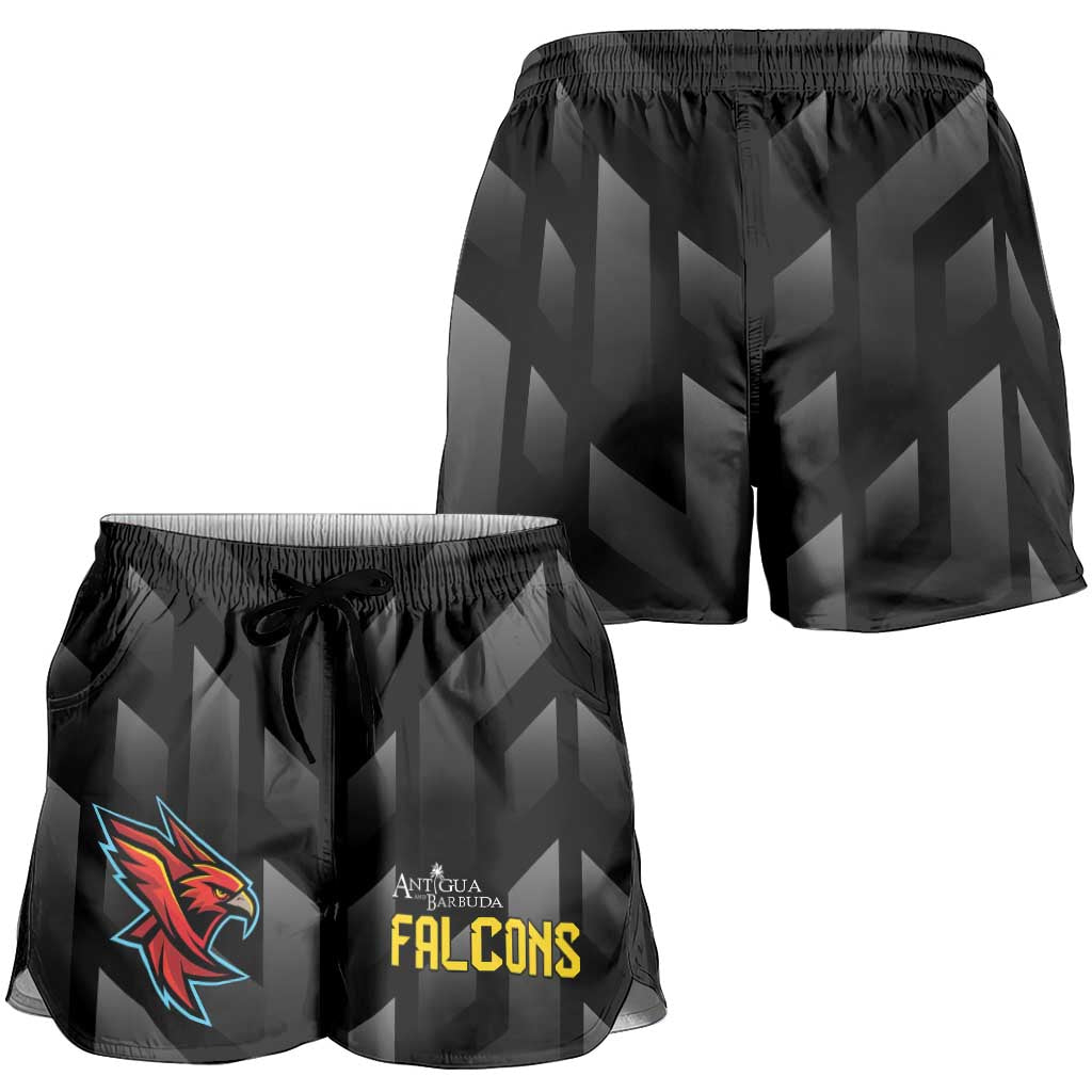 Antigua and Barbuda Cricket Shorts for Women Falcons Flying High - Wonder Print Shop