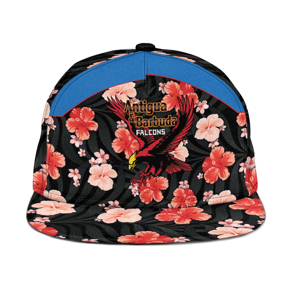 Antigua and Barbuda Cricket Snapback Cap 2025 Go Falcons Tropical Style - Wonder Print Shop