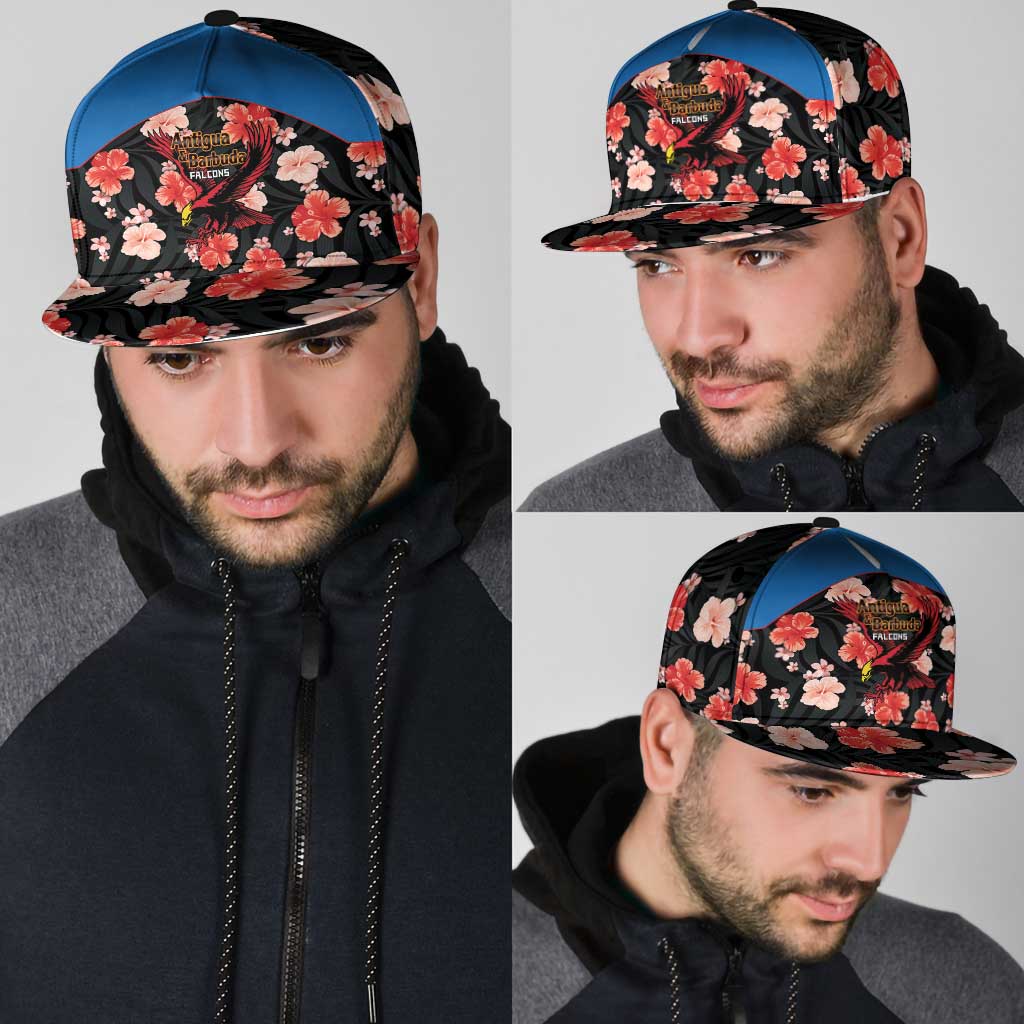 Antigua and Barbuda Cricket Snapback Cap 2025 Go Falcons Tropical Style - Wonder Print Shop