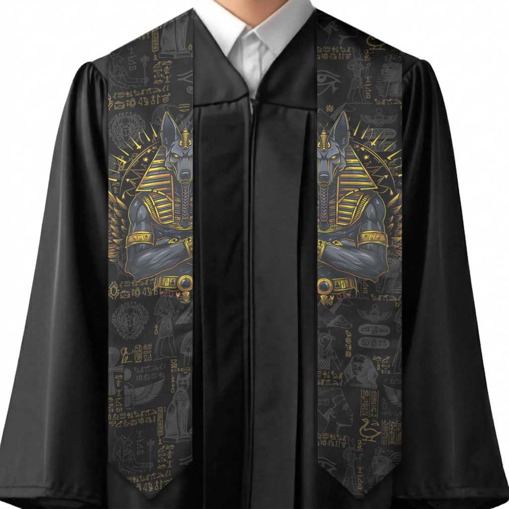 Anubis Egyptian God of Death Graduation Stole