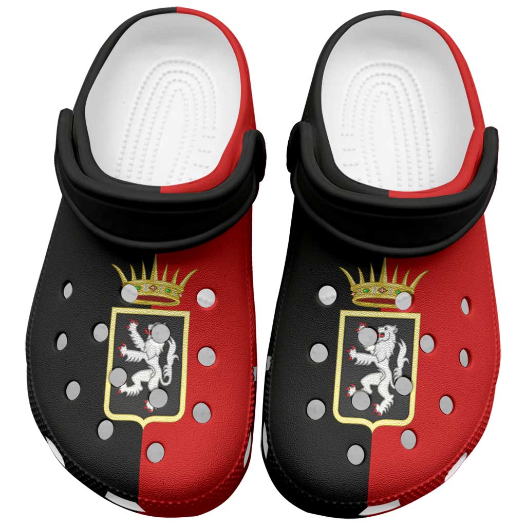 Aosta Valley Italy Clogs Shoes Flag Color Inspiration - Wonder Print Shop