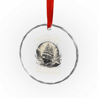 April Showers Bring May Flowers And Mayflowers Bring Smallpox Crystal Glass Ornament History Lover TS11