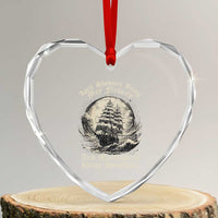 April Showers Bring May Flowers And Mayflowers Bring Smallpox Heart Crystal Glass Ornament History Lover - Wonder Print Shop