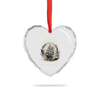 April Showers Bring May Flowers And Mayflowers Bring Smallpox Heart Crystal Glass Ornament History Lover - Wonder Print Shop