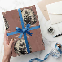 April Showers Bring May Flowers And Mayflowers Bring Smallpox Wrapping Paper Roll History Lover - Wonder Print Shop