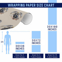 Archangel Saint Michael Warrior Wrapping Paper Roll Catholic Protection Gift
