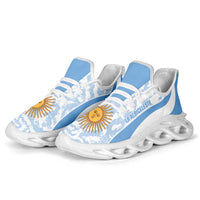 Argentina 2026 Football Clunky Sneakers Vamos La Albiceleste Grunge Curve Stylized - Wonder Print Shop