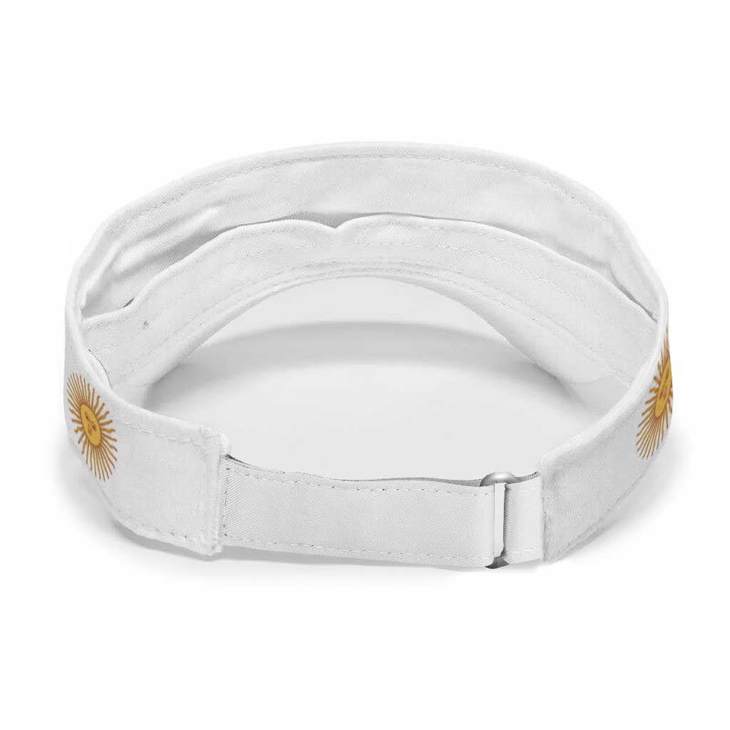 Argentina 2026 Football Sun Visor Cap Vamos La Albiceleste
