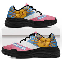 Argentina 2026 World Football Chunky Sneakers La Albiceleste Pink And Flag Color