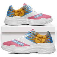 Argentina 2026 World Football Chunky Sneakers La Albiceleste Pink And Flag Color