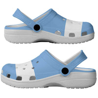 Argentina Clogs Shoes Heritage Palette Flag-Inspired - Wonder Print Shop