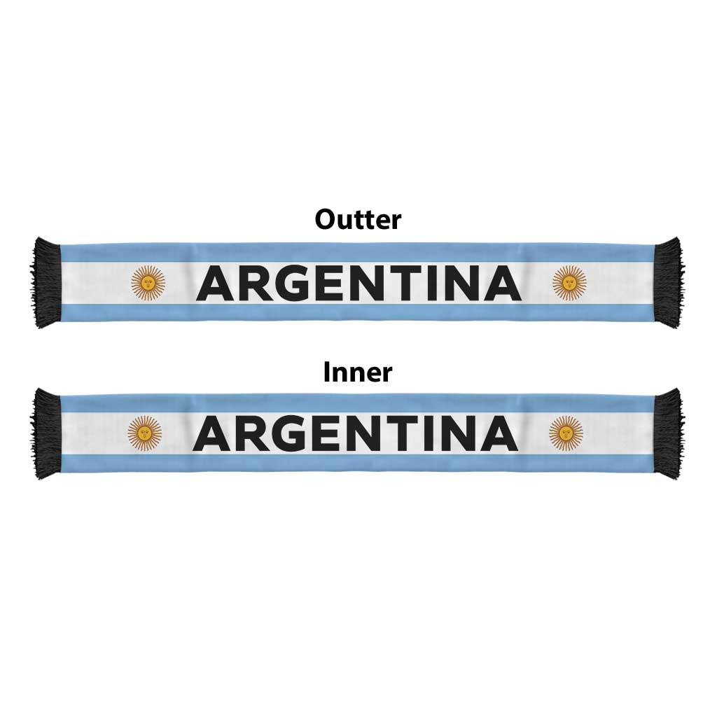 Argentina Football 2026 Soccer Scarf Flag Style