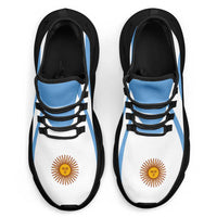 Argentina Football Clunky Sneakers Flag-Inspired Curve Style