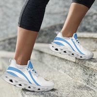 Argentina Football Clunky Sneakers Flag-Inspired Curve Style