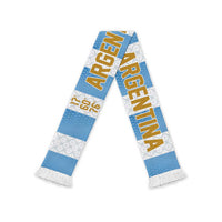 Argentina Hattrick WC26 Soccer Scarf Triple Strike Football Albiceleste Fan
