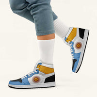 Argentina High Sneakers AJ1 Classic National Flag Style - Wonder Print Shop