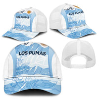 Argentina Rugby Los Pumas Baseball Net Cap Traditional Colors - Wonder Print Shop
