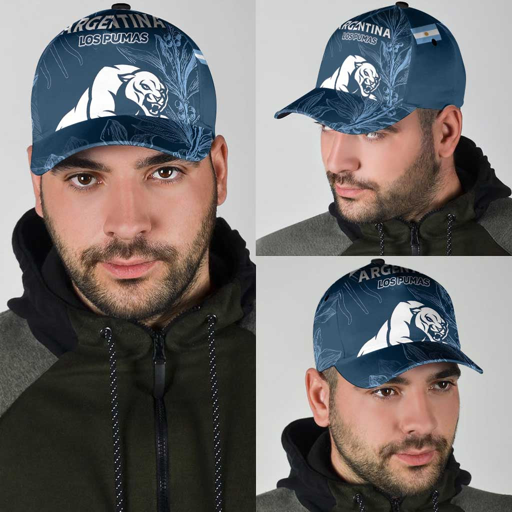 Argentina Rugby Los Pumas Classic Cap Laurel Wreath Inspired LT7