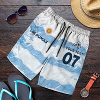 Argentina Rugby Los Pumas Custom Shorts for Men Traditional Colors - Wonder Print Shop