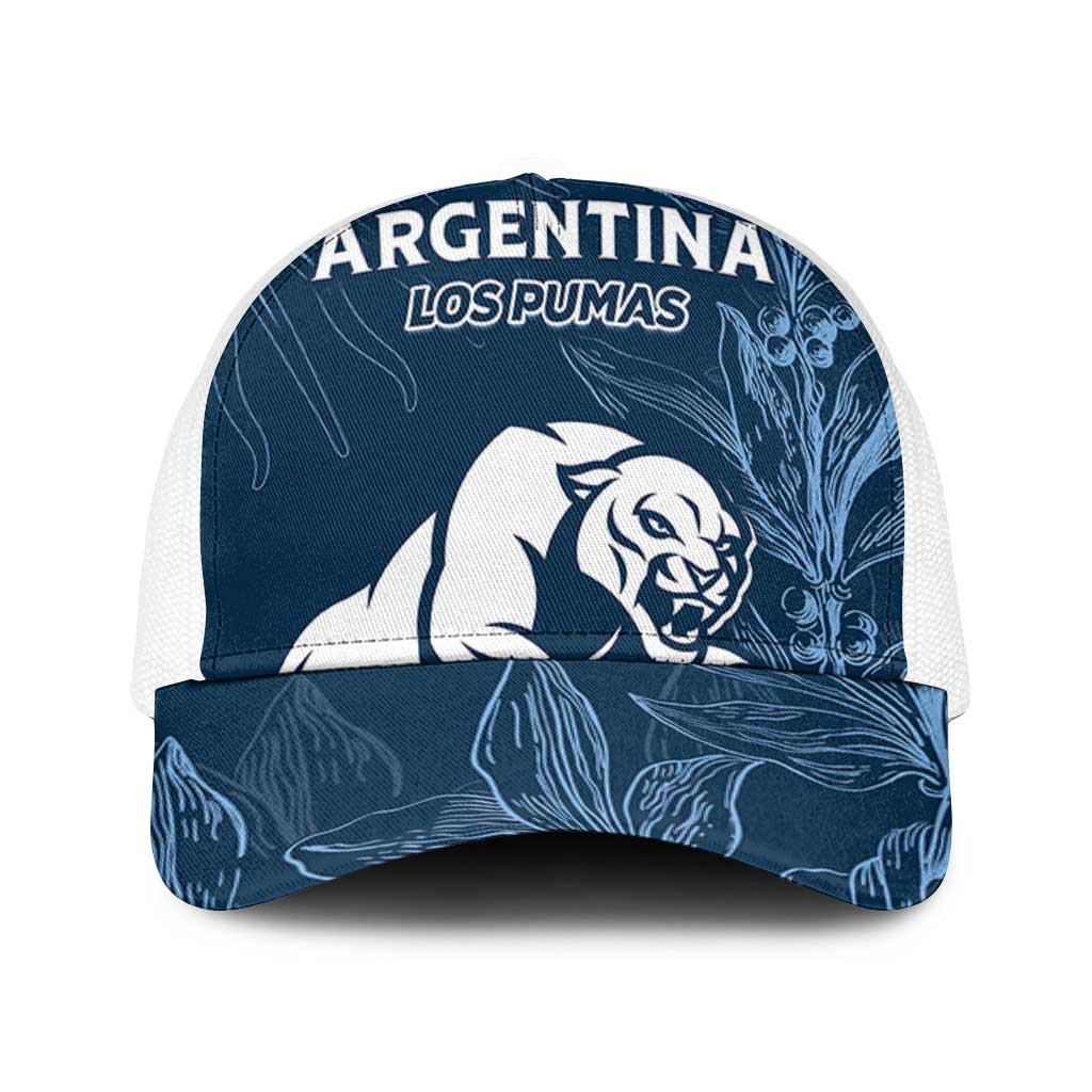 Argentina Rugby Los Pumas Mesh Trucker Cap Laurel Wreath Inspired - Wonder Print Shop