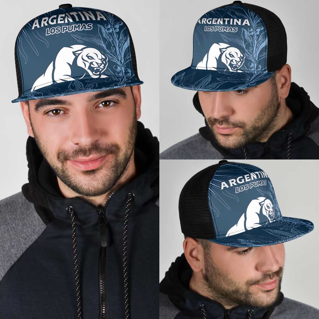 Argentina Rugby Los Pumas Mesh Trucker Cap Laurel Wreath Inspired - Wonder Print Shop