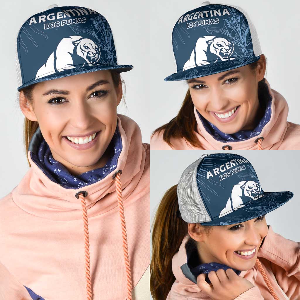 Argentina Rugby Los Pumas Mesh Trucker Cap Laurel Wreath Inspired - Wonder Print Shop