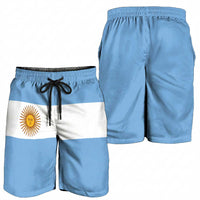 Argentina Shorts for Men National Flag Colors - Wonder Print Shop