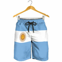 Argentina Shorts for Men National Flag Colors - Wonder Print Shop