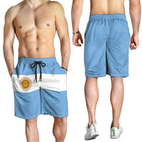Argentina Shorts for Men National Flag Colors - Wonder Print Shop
