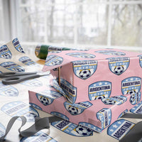 Argentina Soccer Football Wrapping Paper Roll Argentinian Football Game Day Supporter