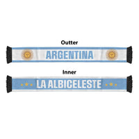 Argentina World Football 2026 Soccer Scarf National Pride Never Stops