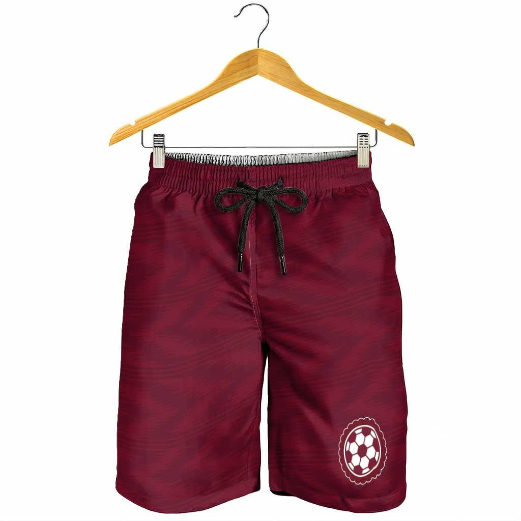 Argentine Football Lanus Shorts for Men Granate Go Champions