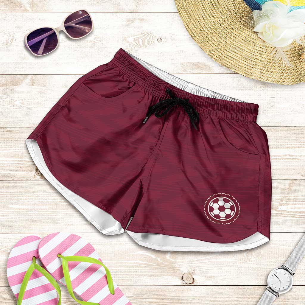 Argentine Football Lanus Shorts for Women Granate Go Champions