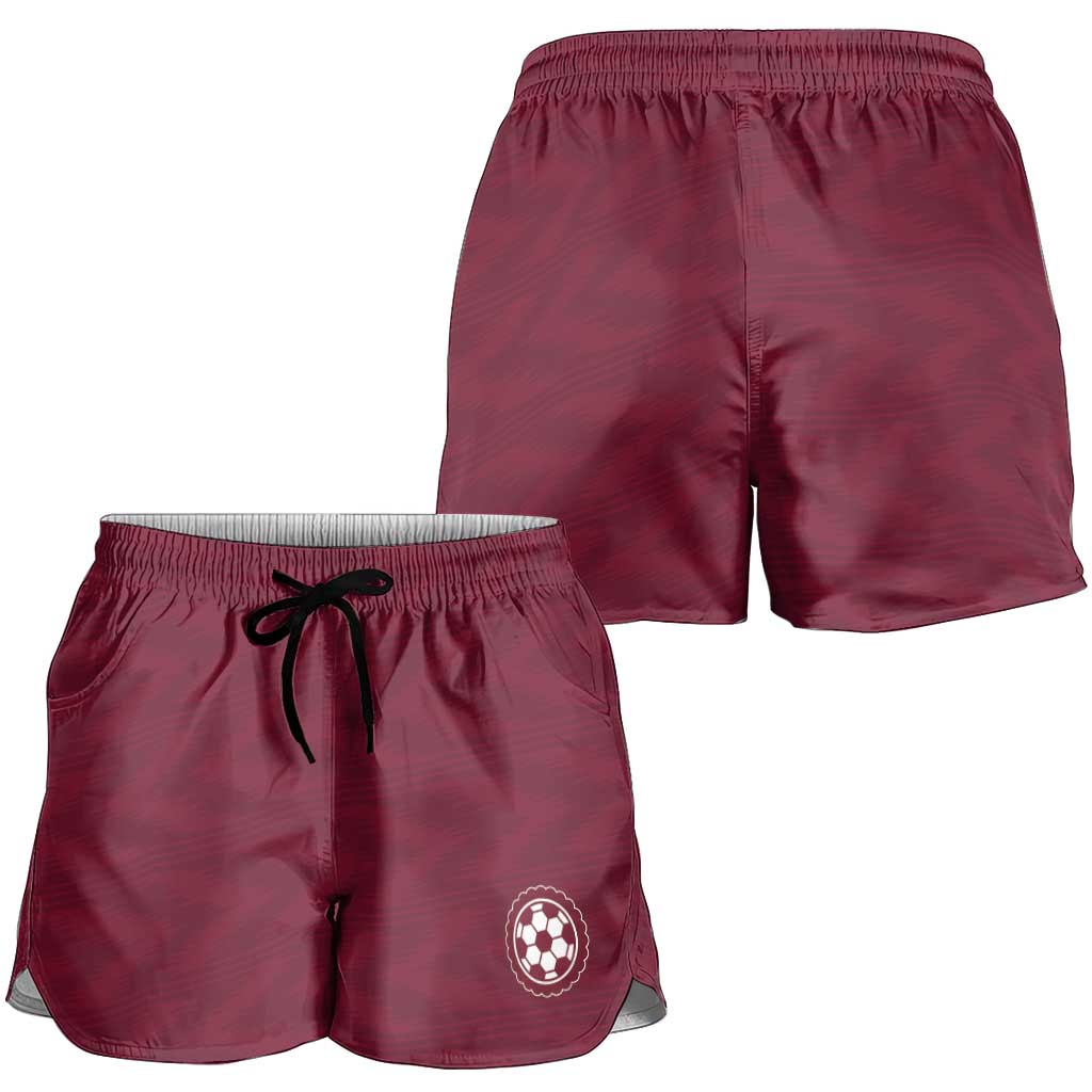 Argentine Football Lanus Shorts for Women Granate Go Champions