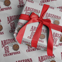 Arizona Champions Wrapping Paper Roll Gift For Basketball Fan