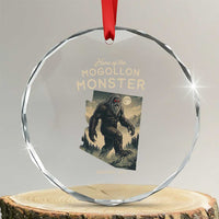 Arizona Cryptid Lover Crystal Glass Ornament Home Of The Mogollon Monster