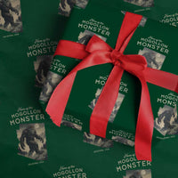 Arizona Cryptid Lover Wrapping Paper Roll Home Of The Mogollon Monster