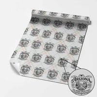 Arizona Desert Wanderlust Wrapping Paper Roll Vintage Grand Canyon State Est 1912