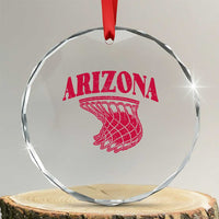 Arizona Fan Crystal Glass Ornament Southwest Basketball Sports Lover
