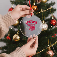 Arizona Fan Crystal Glass Ornament Southwest Basketball Sports Lover
