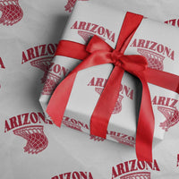 Arizona Fan Wrapping Paper Roll Southwest Basketball Sports Lover